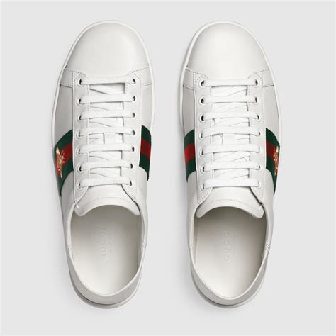 gucci ace leather sneaker fit|gucci ace leather sneaker review.